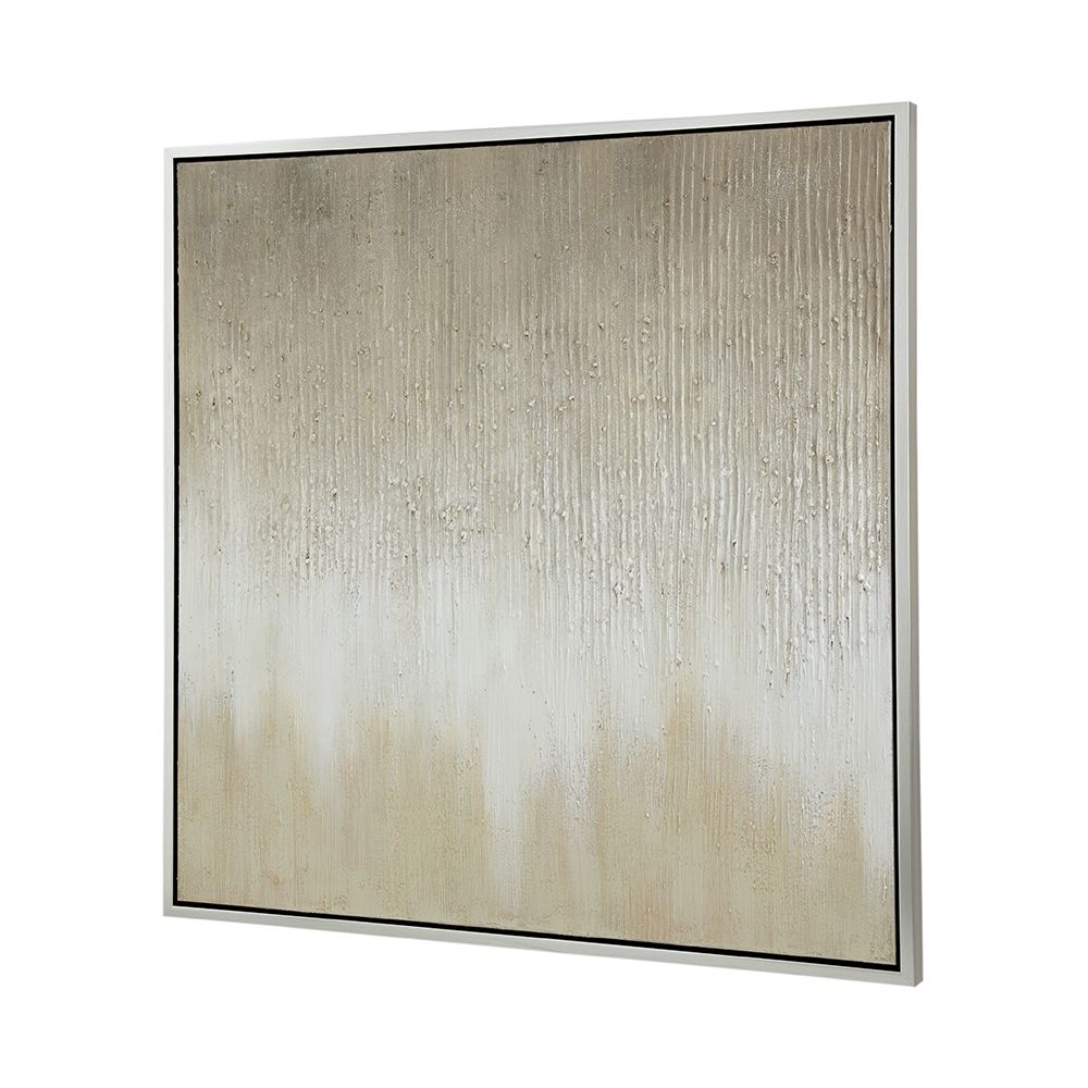 40" x 40" Golden Sunshine Framed Hand-painted Canvas Print Wall Art, Wall Decor for Living Room Bedrrom Entryway Office image 8