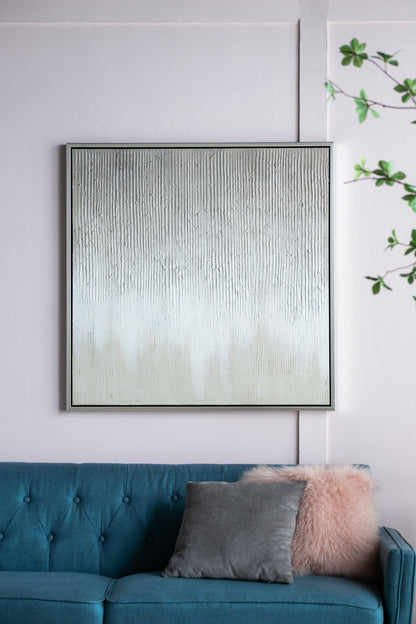 40" x 40" Golden Sunshine Framed Hand-painted Canvas Print Wall Art, Wall Decor for Living Room Bedrrom Entryway Office image 2