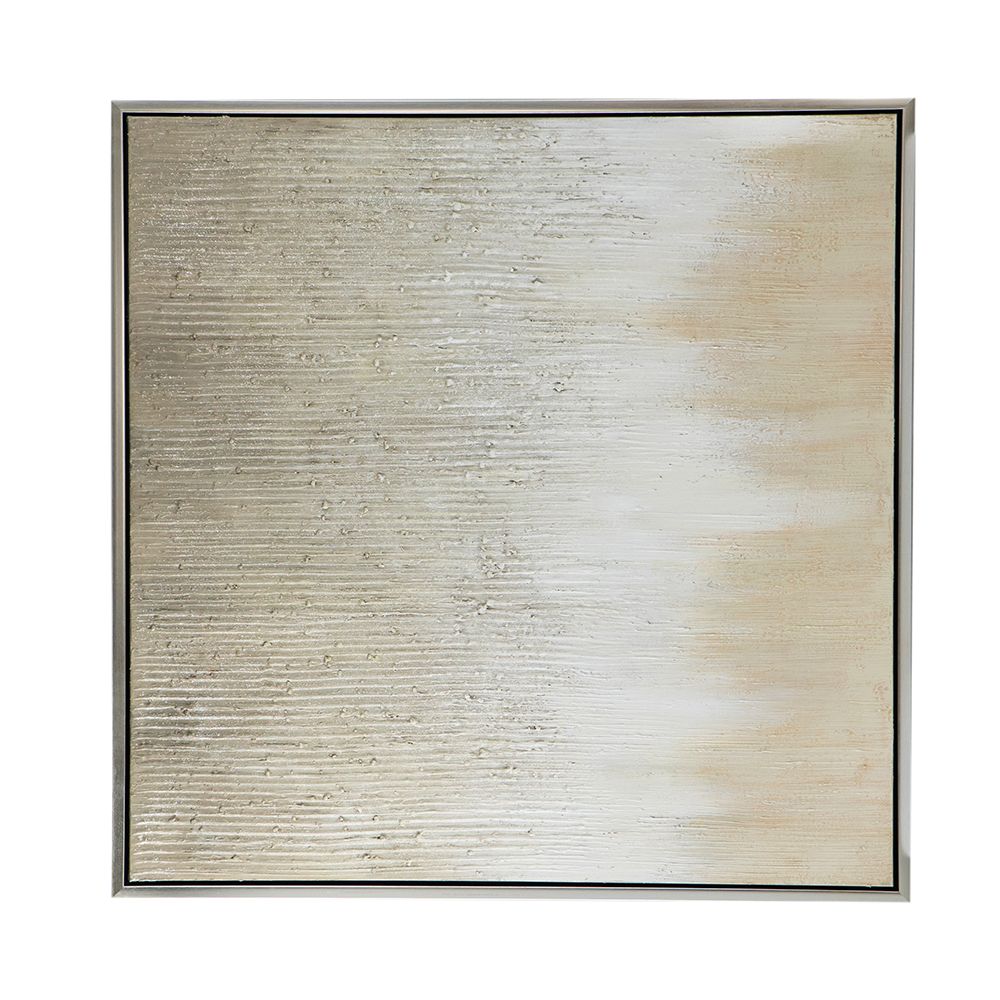 40" x 40" Golden Sunshine Framed Hand-painted Canvas Print Wall Art, Wall Decor for Living Room Bedrrom Entryway Office image 4