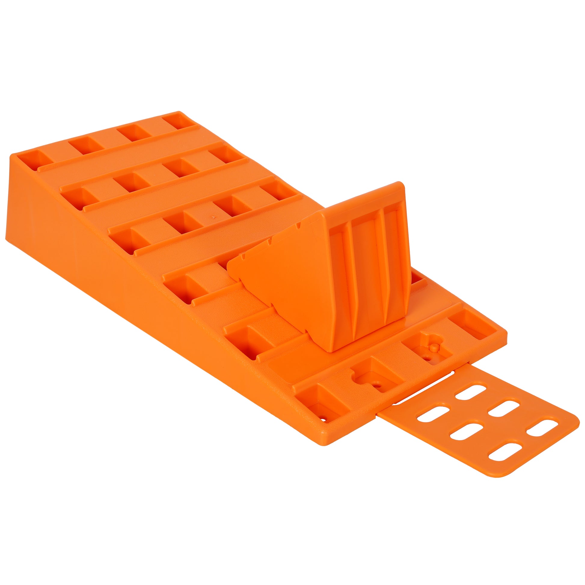 5T Caravan Levelling Ramps, Heavy Duty RV Leveling Ramps Set with 2 Wheel Chocks, Camper Trailer Levelers for Motorhome, Travel Trailer, Camper, with Portable Carry Bag image 4