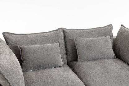74.8" Width Cloud Couch Oversized Modular Sectional Sofa True Relax Comfy Couches Wide&Deep Seat Sofas for Living Room Furniture Sets, 2Seat image 12