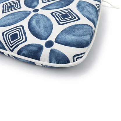 SAME ASW419P464783Outdoor Patio Chair Cushions, Water-Repellent U-Shape Thick Foam Seat Cushions with Ties, 17"x16"x2" All-Weather Cushions for Garden, Patio & Dining Chairs (Set of 4)-Soft Slate Blue image 5