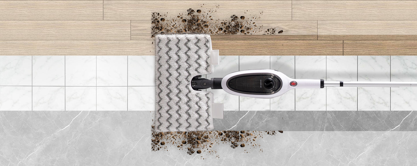 Steam Mops for Floor Cleaning, Unique Double-Sided Flip Design, 15 Seconds Fast Heating 10-in-1 Steam Cleaner for Kitchen, Living Room Wood Floor Tile Cleaning image 2