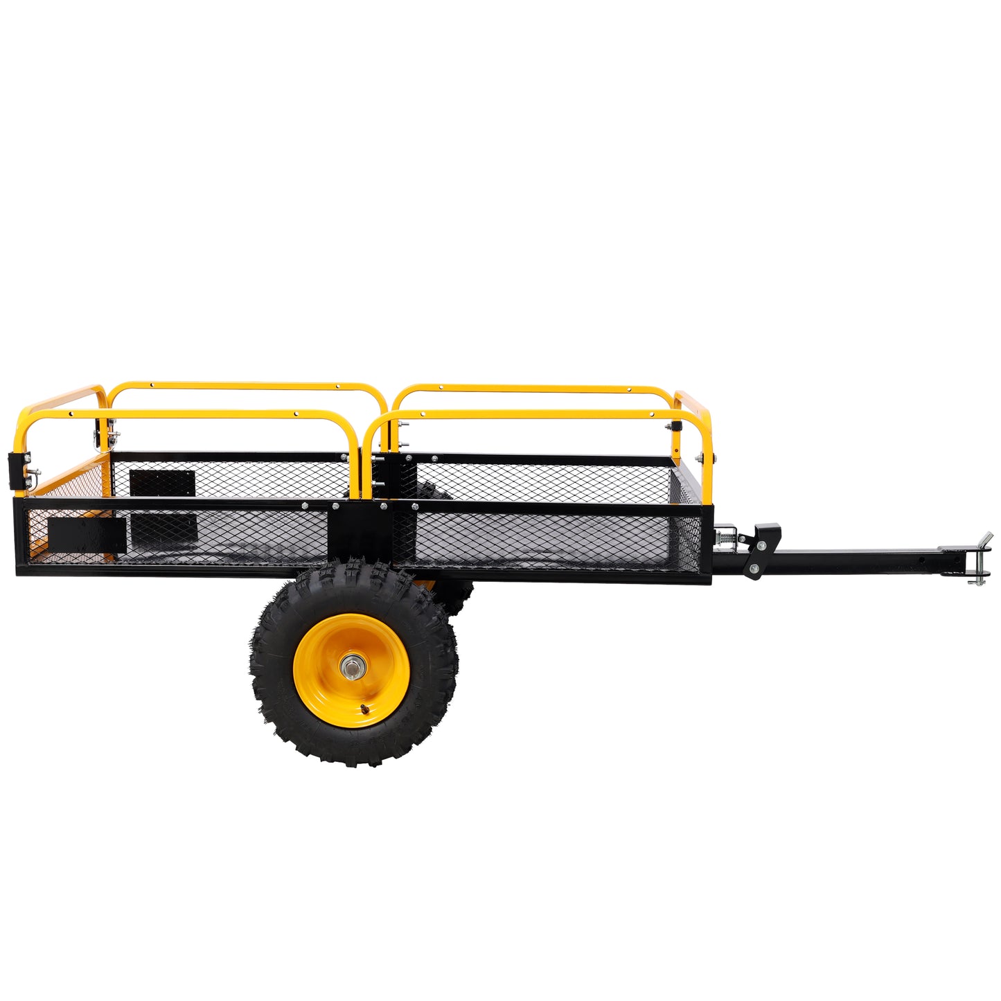 Heavy-Duty Tow-Behind Dump Cart 1000 lbs Load Capacity for ATV UTV Lawn Mower Tractor Yard Garden Farm Hauling image 6