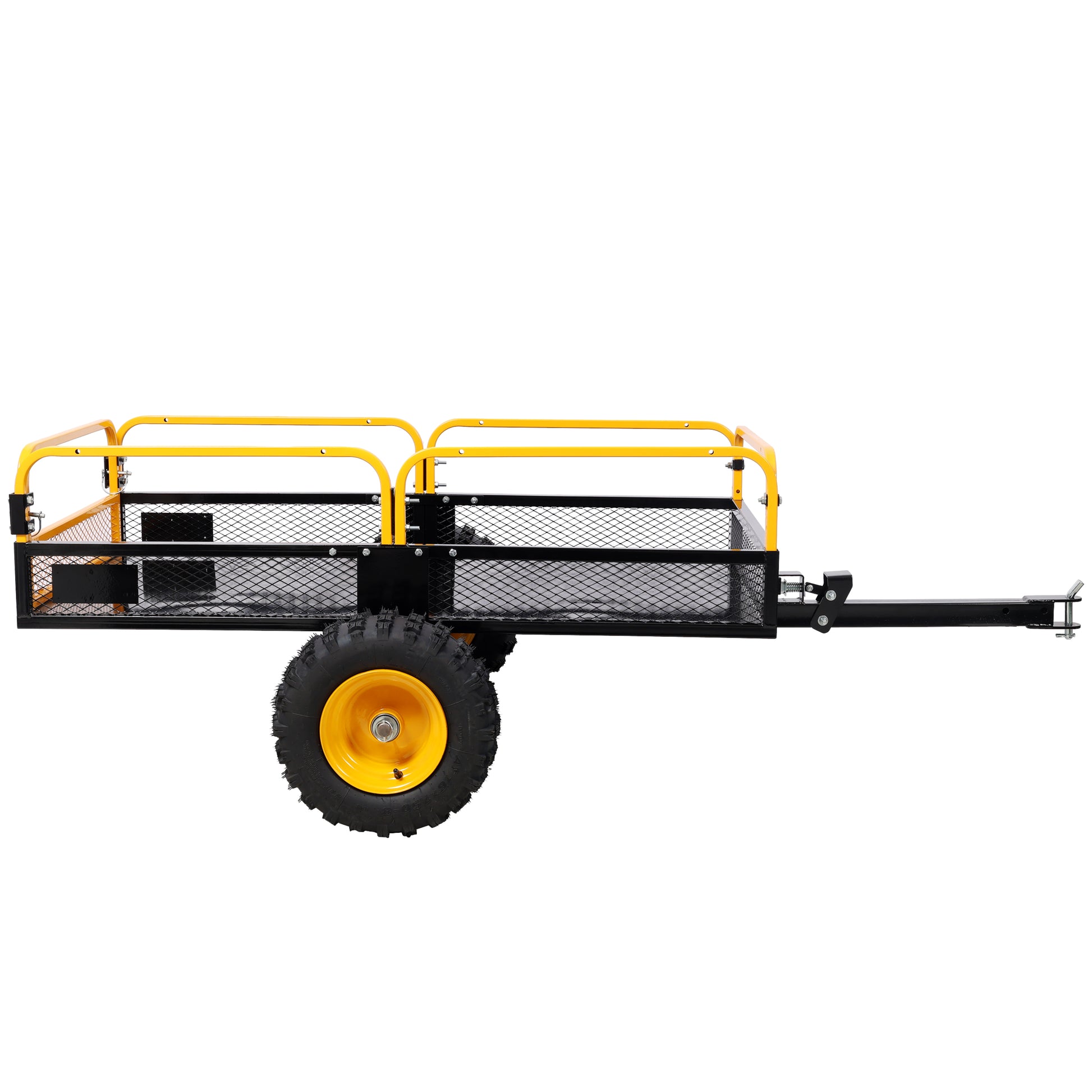 Heavy-Duty Tow-Behind Dump Cart 1000 lbs Load Capacity for ATV UTV Lawn Mower Tractor Yard Garden Farm Hauling image 6