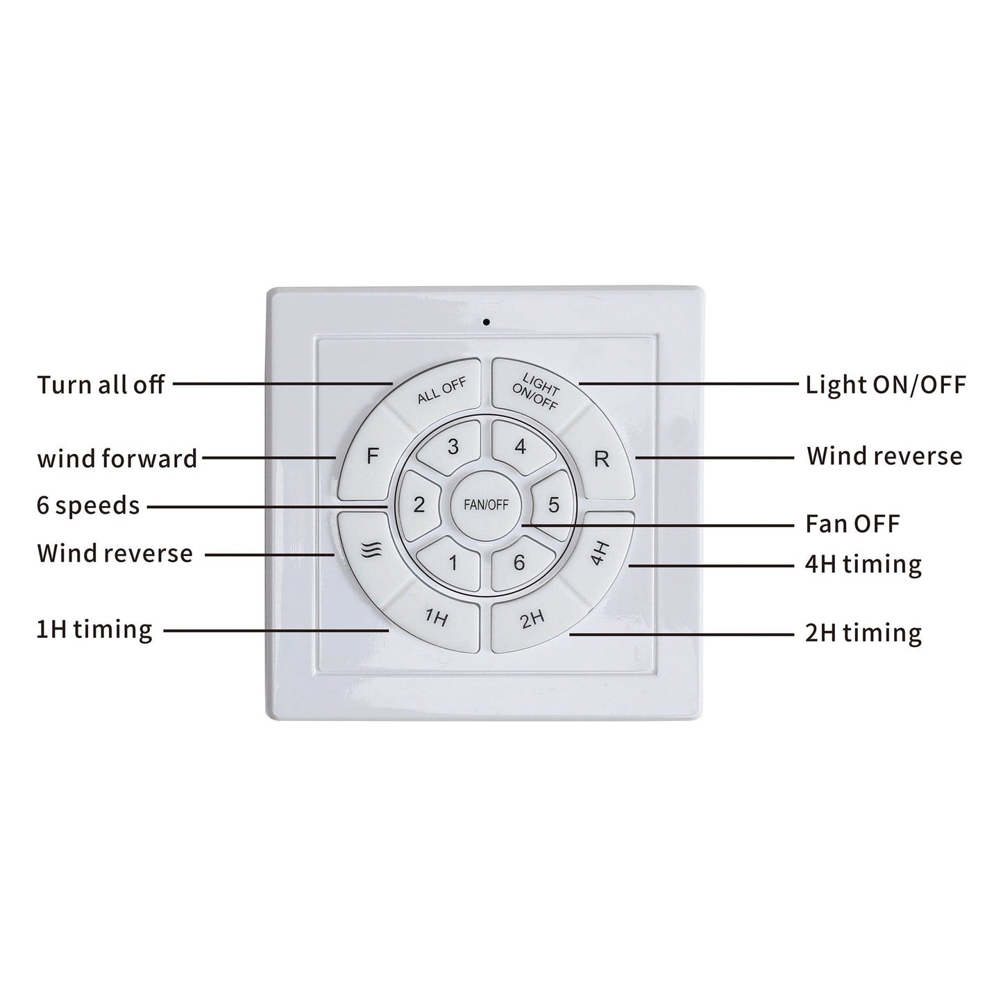 42 inch Wood Ceiling Fans with Lights and Remote, Modern Flush Mount Low Profile Ceiling Fan with Light, 6 Speed, Revers image 10