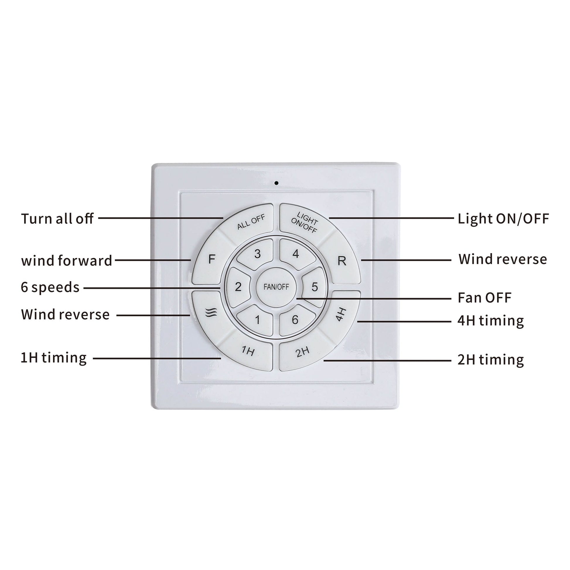 42 inch Wood Ceiling Fans with Lights and Remote, Modern Flush Mount Low Profile Ceiling Fan with Light, 6 Speed, Revers image 10