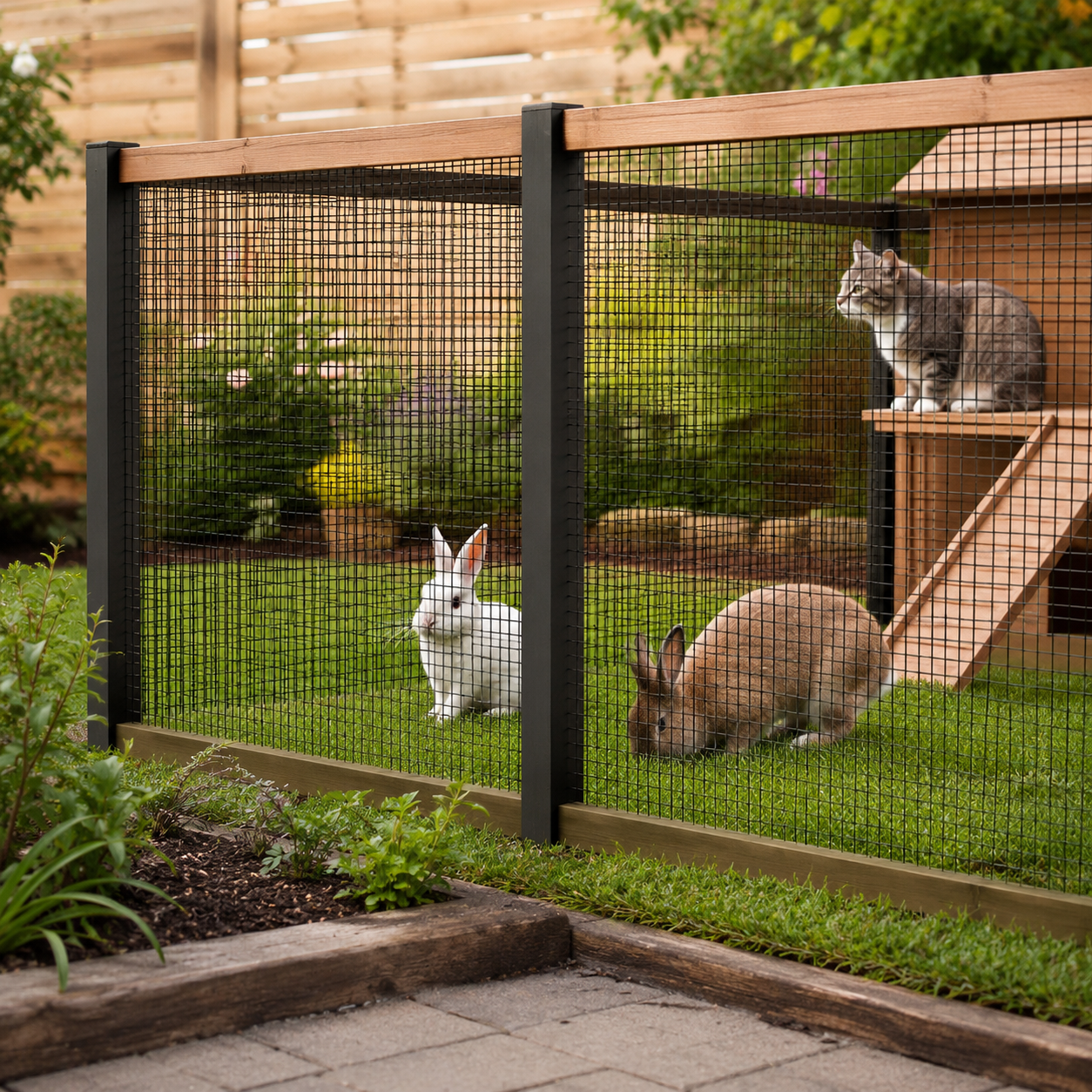 36in x 50ft black metal mesh, 1/2-inch welded chicken wire roll, garden plant fencing, suitable for chicken coops and home renovation image 10