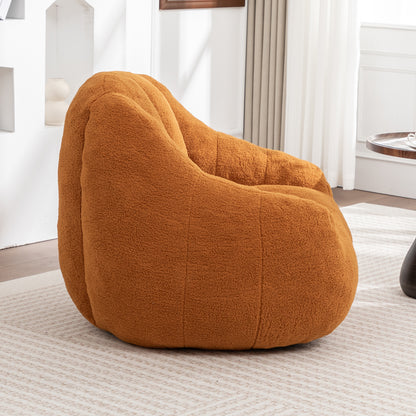 Bean Bag Chair with Filler, Bean Bag Sofa with Tufted Soft Stuffed Filling, Fluffy and Lazy Sofa, Comfy Cozy BeanBag Chairs with Memory Foam for Dorm, Apartment, Living Room image 5