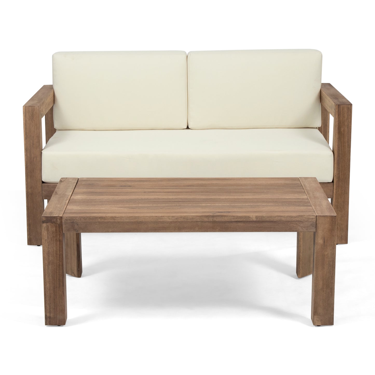 GENSER LOVESEAT & COFFEE TABLE image 2