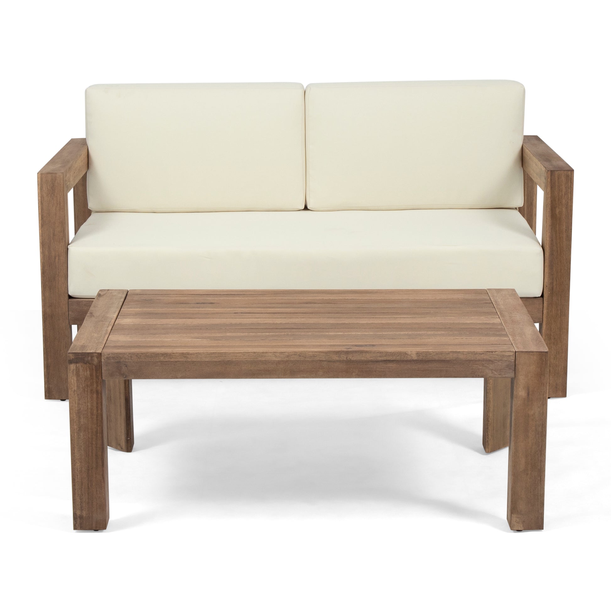 GENSER LOVESEAT & COFFEE TABLE image 2