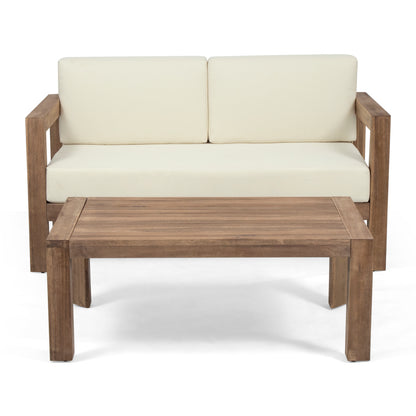 GENSER LOVESEAT & COFFEE TABLE image 2