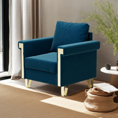 FX-P01CHAIR-CREAM WHITE - Luxurious Velvet Comfort & Style