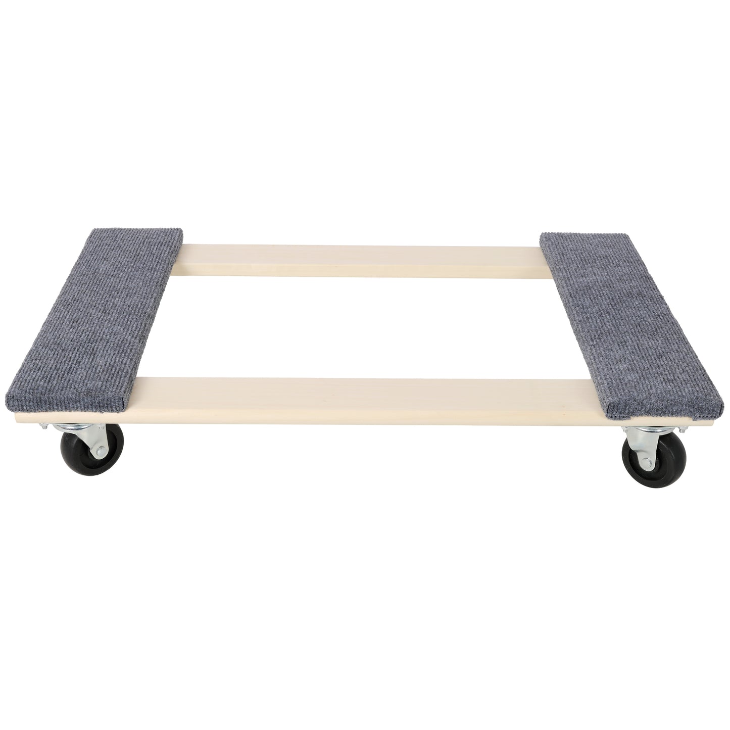 2 Pack Heavy Duty Moving Dolly Set, Grey Non-Slip Carpet Surface with 4 PP Swivel Casters Each, 2000 LBS Total Load Capacity Per Pair Multi-Purpose Furniture Transport Cart image 3