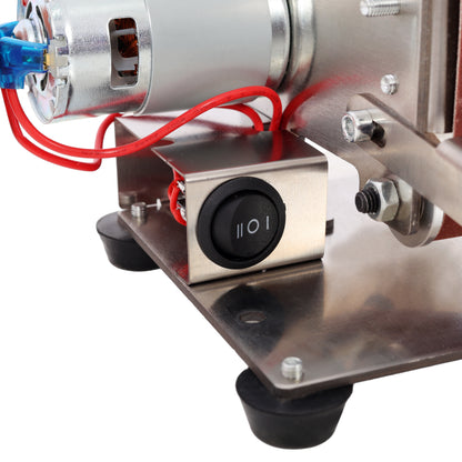 Mini Electric Belt-Sander Knife-Sharpener Sanding Machine 96W, Small Bench Grinder Kit 7 Speed Adjustable Power Polisher DIY Polishing Grinding Tool, Handcraft Jewelry image 8