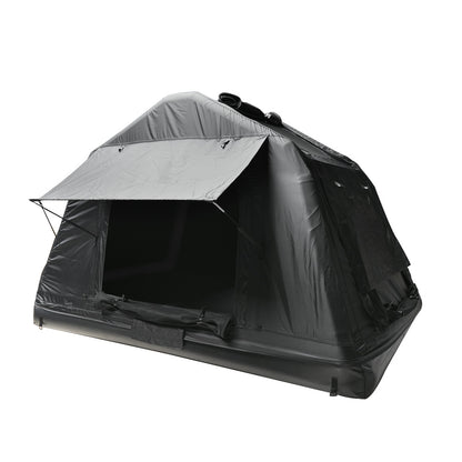 Foldable 2-3 People Amphibious Inflatable Car Roof Top Tent for camping Outdoor Glamping Camping Tent for SUV,Truck and Universal Auto Self-Driving Touring(Without Ladder, Black) image 9