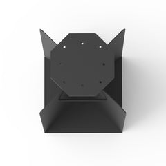 Patio Umbrella Base in Ground, Heavy-Duty Steel Construction for Stability, Supports up to 700LBS, 11" x 11" x 23.2"