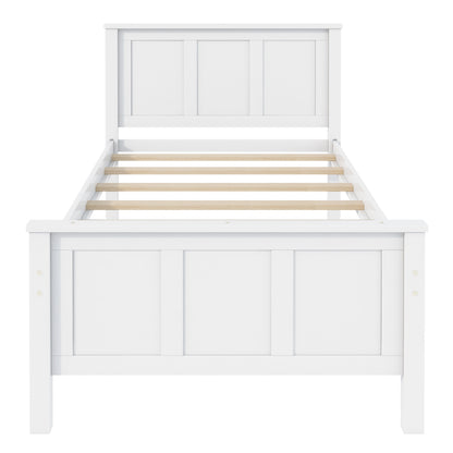 Twin Size Platform Bed with Trundle and Drawers, White(Old Sku:WF298815AAK) image 10