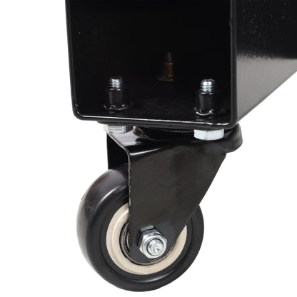 Door Hanger Storage Rack Bracket Holder for 1987-2023 Jeep Gladiator JT & Wrangler JK JKU JL JLU TJ YJ JKU Removable Stand Cart Sliding for 2/4 Door (Black) image 5