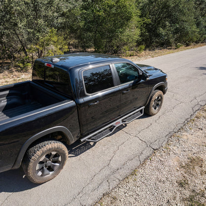 Running Boards Compatible with 2019-2026 Dodge Ram 1500 New Body Crew Cab, 6 inch Two-Stair Side Steps Nerf Bars (Excl 19-26 1500 Classic) image 5