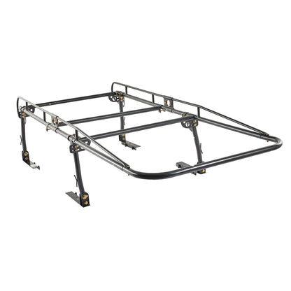 Universal steel over-cab truck bed rack contractor pickup lumber full size rack adjustable for kayak, ladder, surfboard, lumber image 8