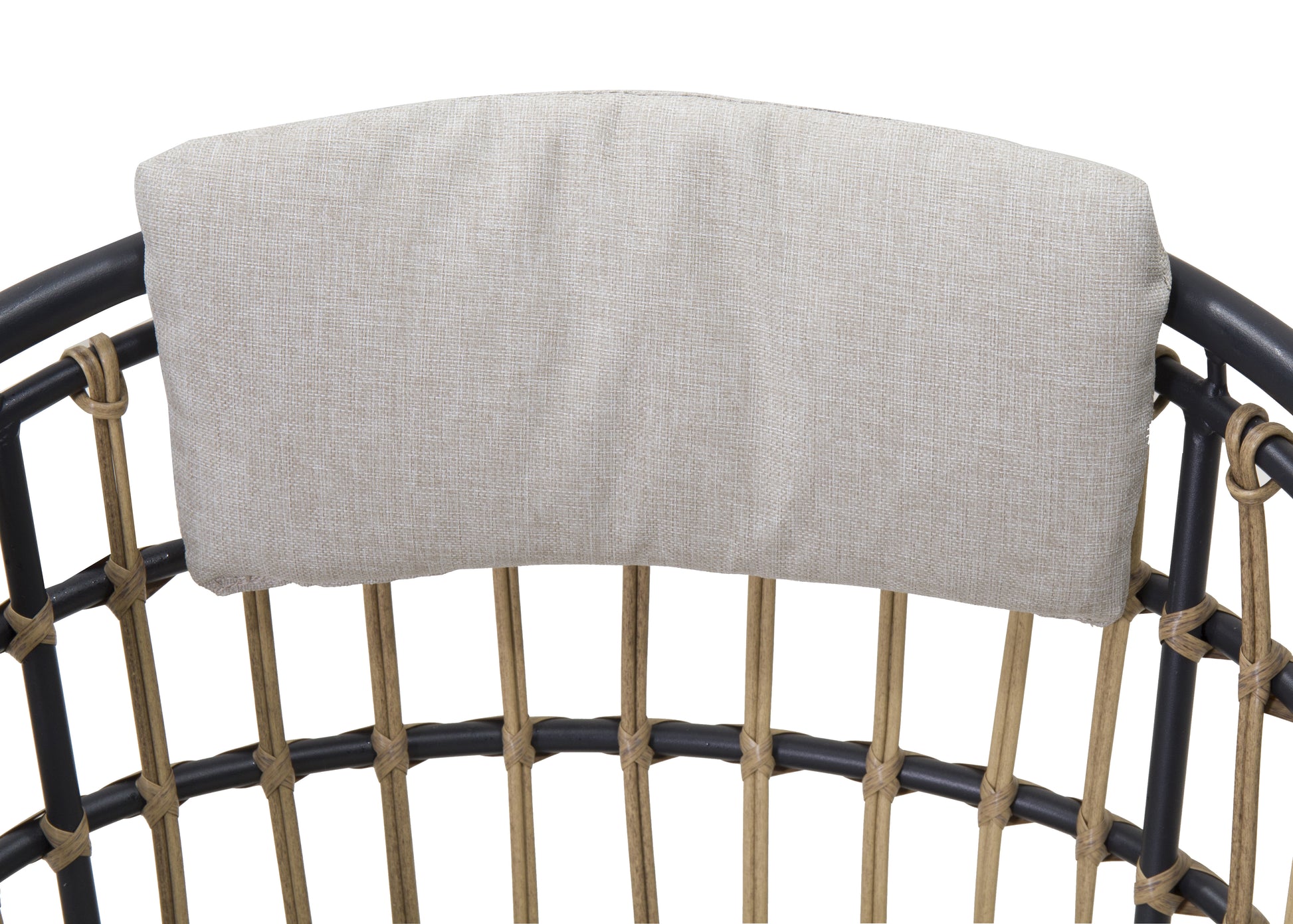 Outdoor Wicker Dining Chairs Set of 2, Patio Dining Chairs with Cushions, Rattan Dining Armchairs for Lawn, Garden, Poolside, Backyard, Porch, Beige image 11