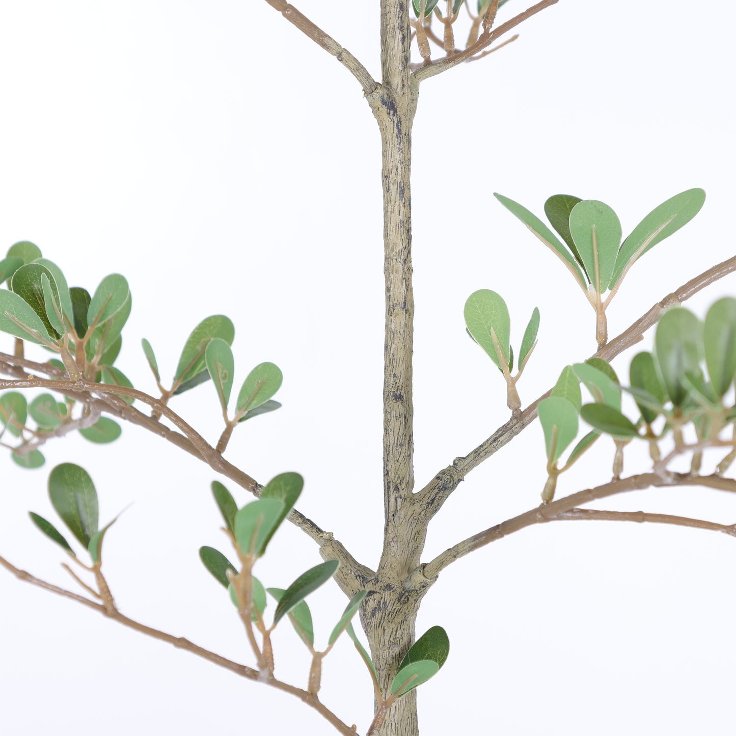 6ft Artificial Olive Tree, Realistic Faux Potted Plant in Black Pot, Indoor & Covered Outdoor Decorative Tree for Living Room and Office, 1pc/set image 9
