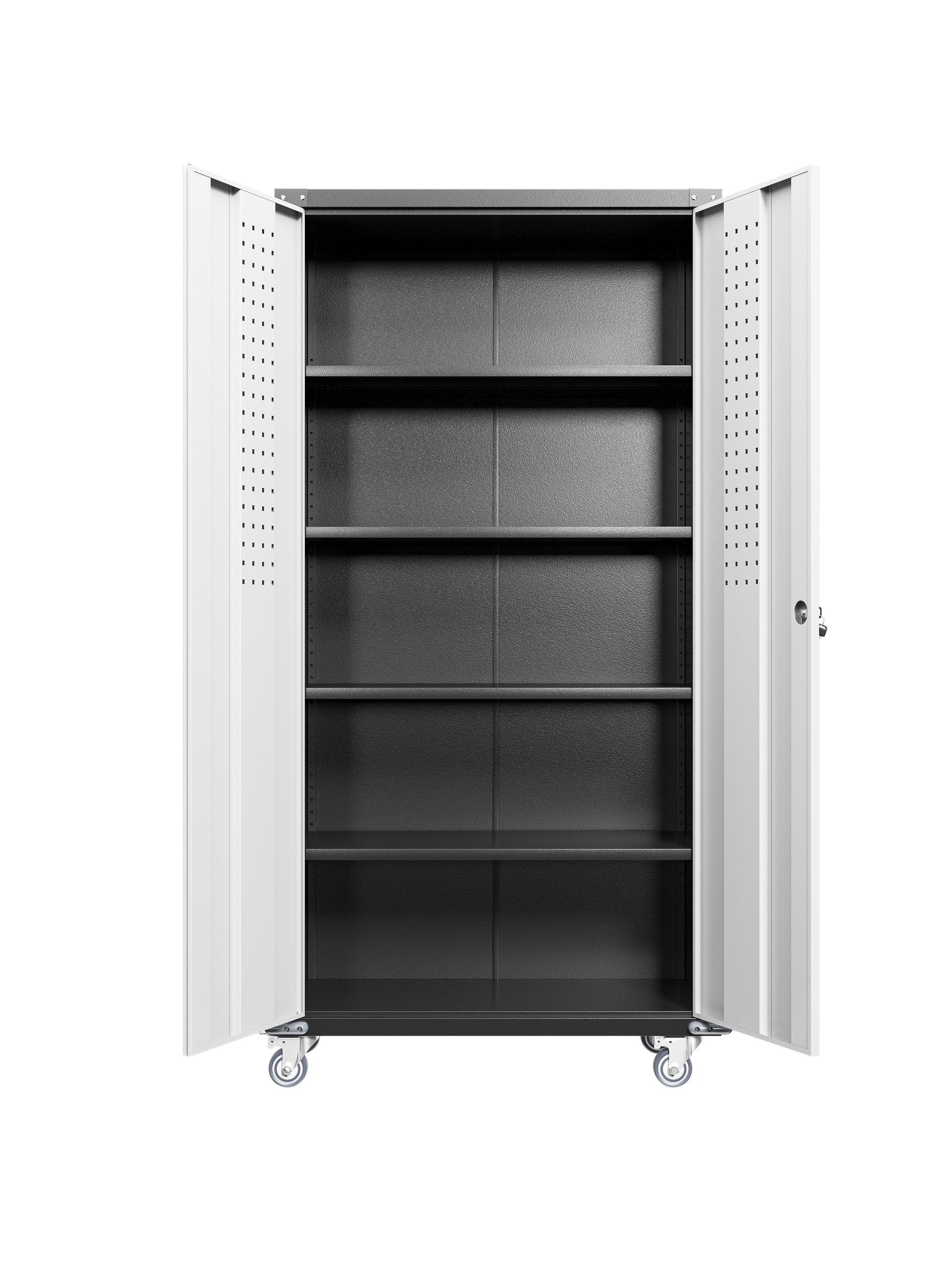 Garage Storage Cabinets with Locking Doors and 4 Adjustable Shelves image 7