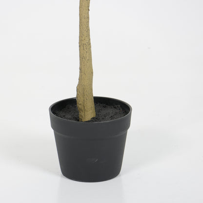 6ft Artificial Olive Tree, Realistic Faux Potted Plant in Black Pot, Indoor & Covered Outdoor Decorative Tree for Living Room and Office, 1pc/set image 12