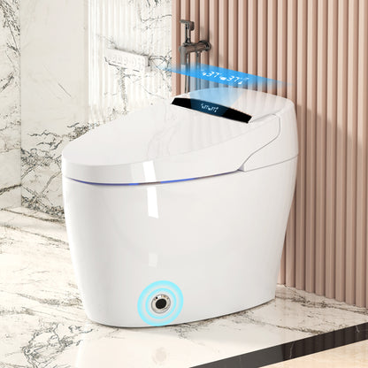 Smart Toilets with Heated Bidet Seat.Portable toilet with bidet built.Intelligent Toilet Auto Open/Close Seat. Bidet toilet with Dryer and Warm Water image 2