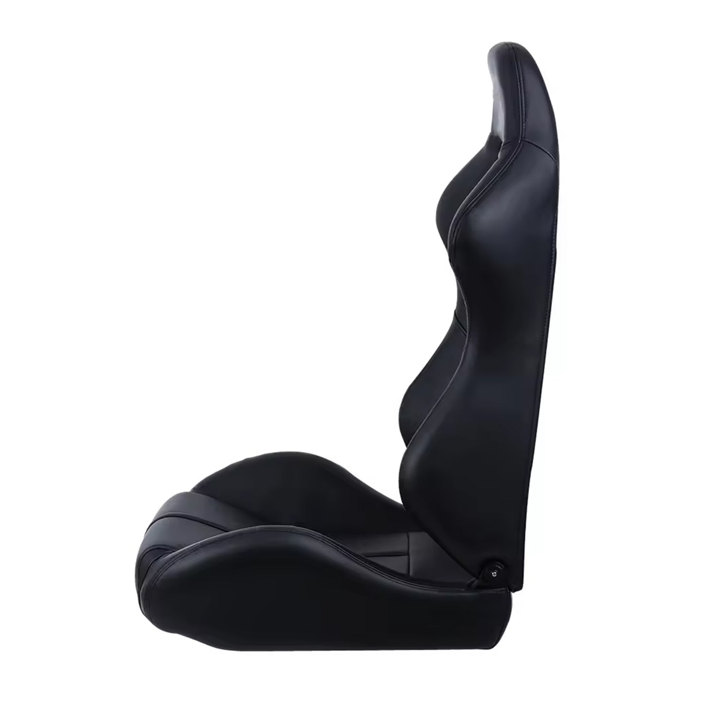 2PC Universal Racing Seats Stitch PVC Leather Reclinable Carbon Look Leather With Adjustor Slider(Not Including Seat Bracket) 1 box of 2 pieces 8010 new image 6