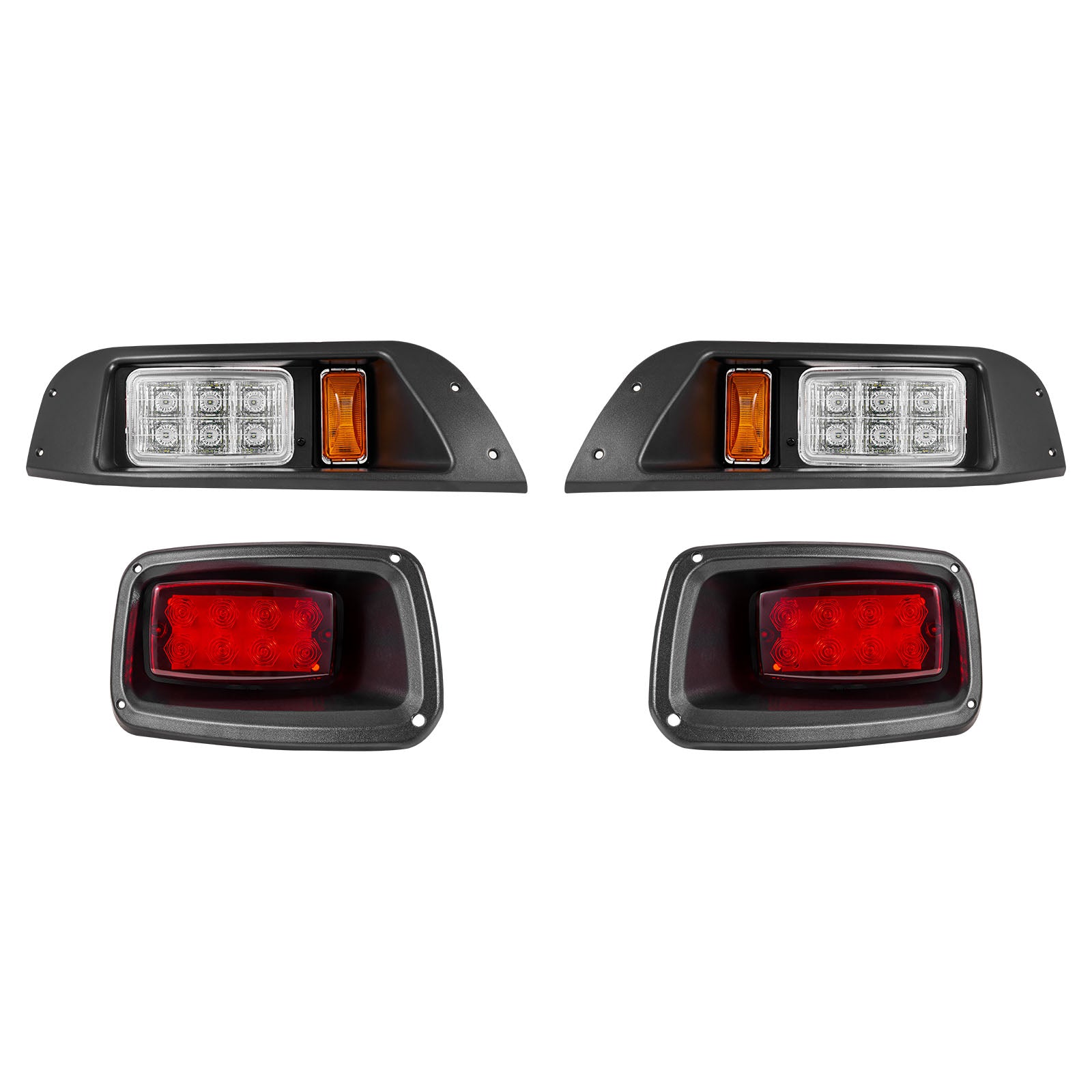 12V Golf Cart LED Headlight Tail Light Kit Legal Street For EZGO TXT 1996-2013 image 6