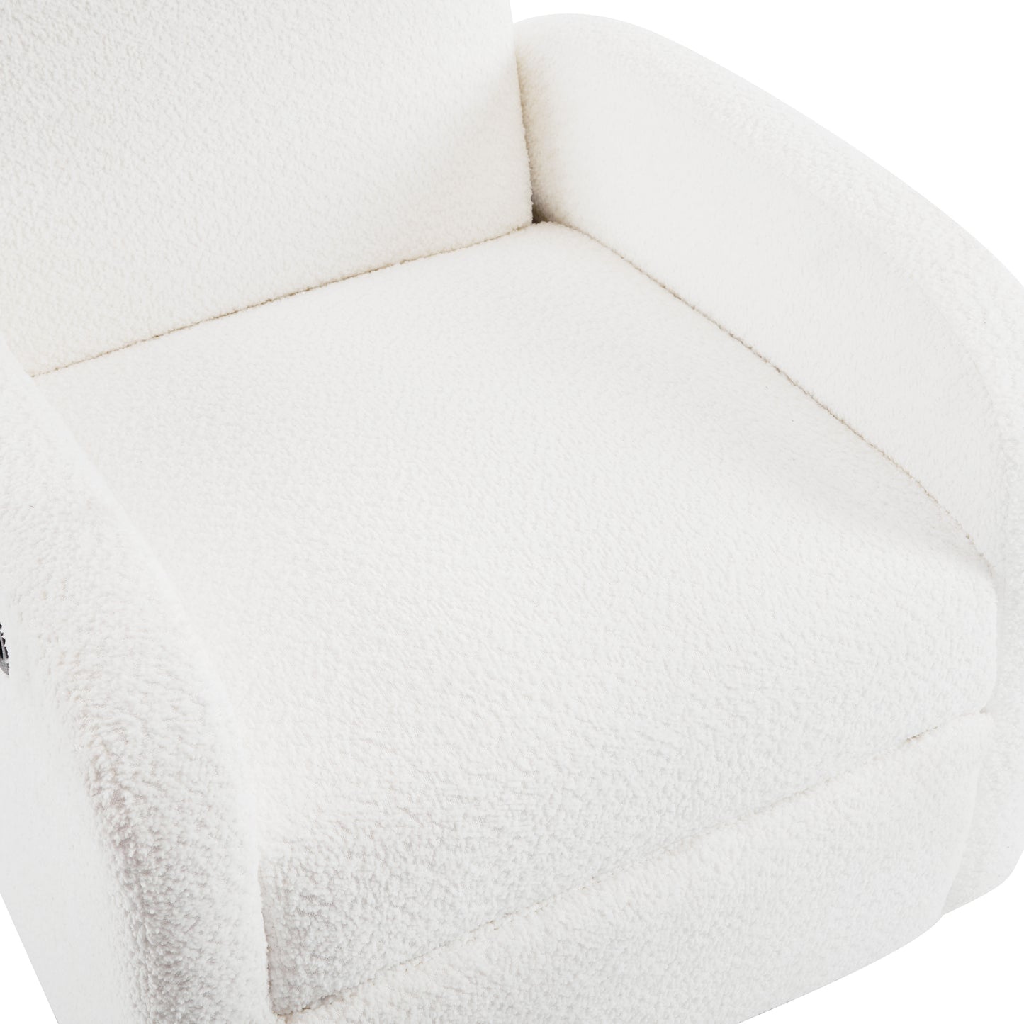 360 Swivel and Glider Recliner Chair-Beige image 11