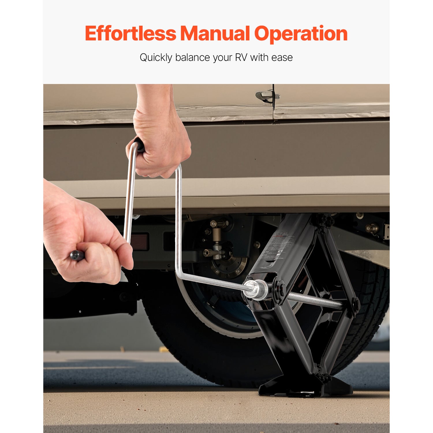 RV Scissor Jacks 5000 lbs 23.4 in RV Stabilizer Leveling Scissor Jacks Set of 2 image 10