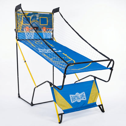 Dual Shot Foldable Basketball Arcade Game, LED Digital Scoreboard, 4 Balls & Pump, Indoor Family Entertainment Game image 12
