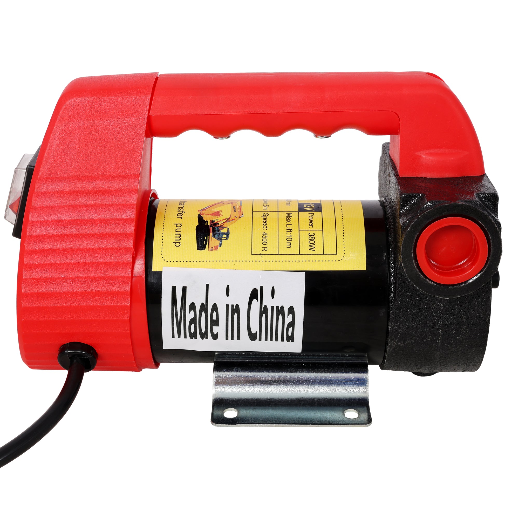 12V DC Portable Self-Priming Diesel Transfer Pump, Electric Fuel Extractor with Auto Shut-off Nozzle & Hose, Suitable for Diesel Kerosene Machinery Transformer Oil image 10