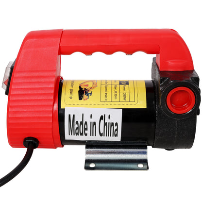 12V DC Portable Self-Priming Diesel Transfer Pump, Electric Fuel Extractor with Auto Shut-off Nozzle & Hose, Suitable for Diesel Kerosene Machinery Transformer Oil image 10