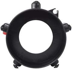 11 1/4 Inch Bucket Dolly, Removable Rolling Bucket Dolly Easy Push 5 Roll Swivel Casters to Move 360 Degree Turning for 5 Gallon Buckets Car Wash System Detailing Smoother Maneuvering, Black