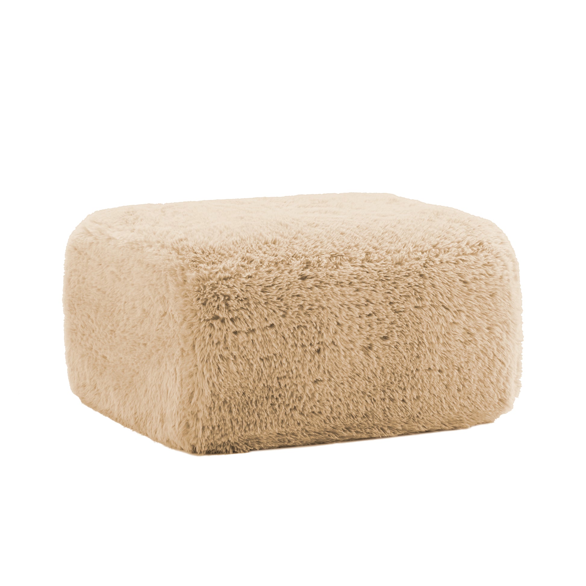 Aviana Ottoman Plush Fabric -Light Khaki image 3