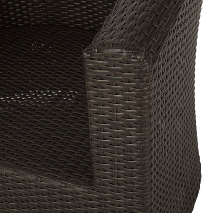 Outdoor Aluminum Frame Wicker Swivel Chair (old sku N757P186009B) image 10