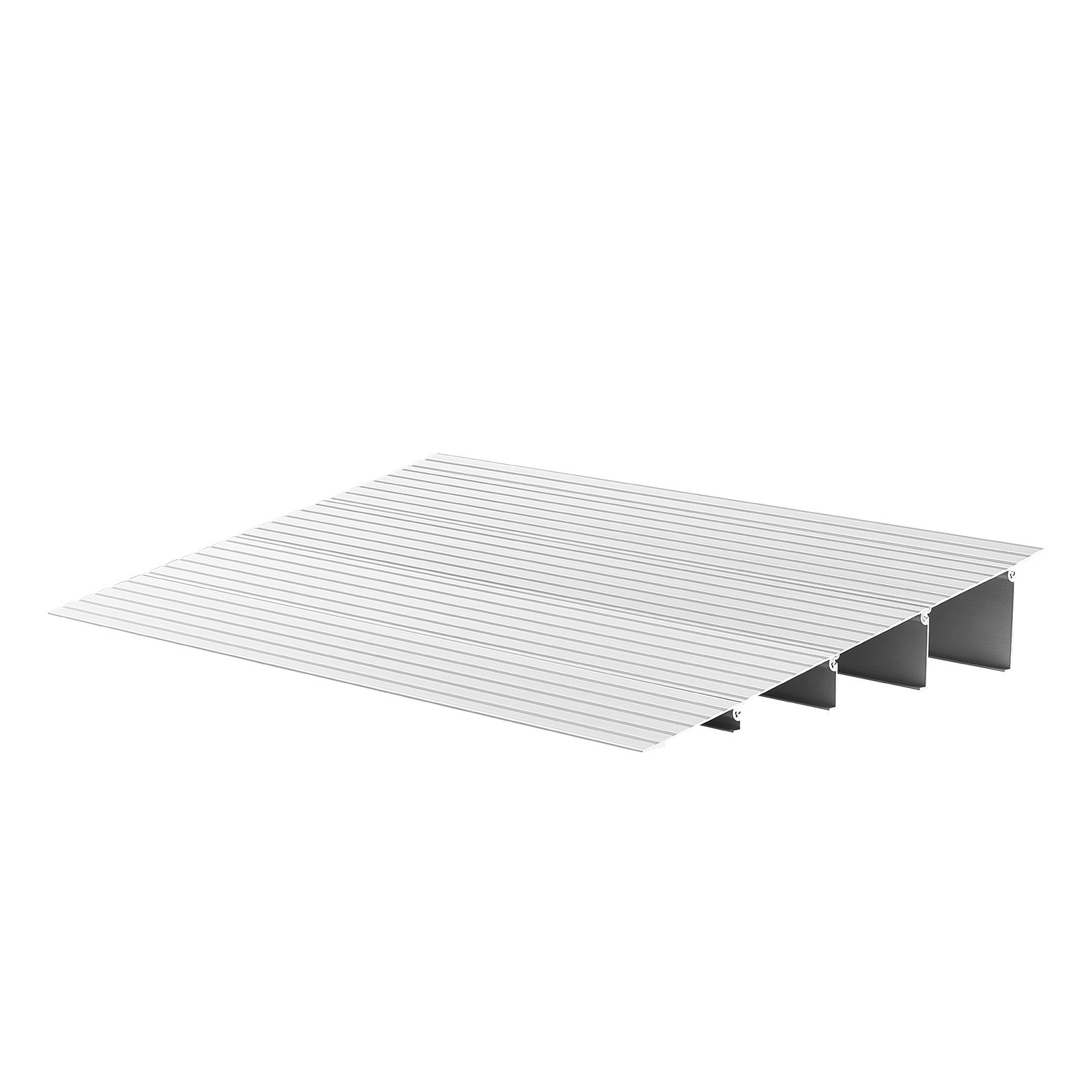 Door Threshold Ramp, 4 inch Rise, Aluminum Alloy Threshold Ramp Rated 800 lbs Load Capacity, Handicap Ramps for Home Steps for Wheelchair, Scooters, Power Chairs, Walkers, Bicycle, Tricycle image 8