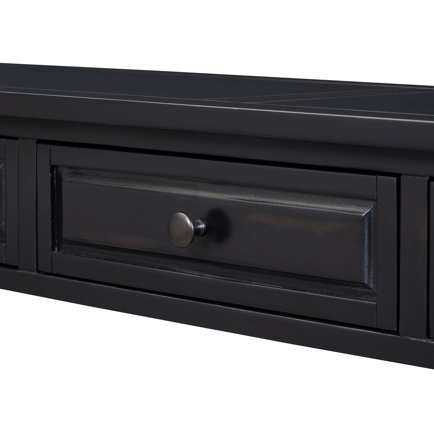 TREXM Console Table 63" Long Console Table with Drawers and Shelf for Entryway, Hallway, Living Room (Espresso, OLD SKU: WF314993AAB) image 7