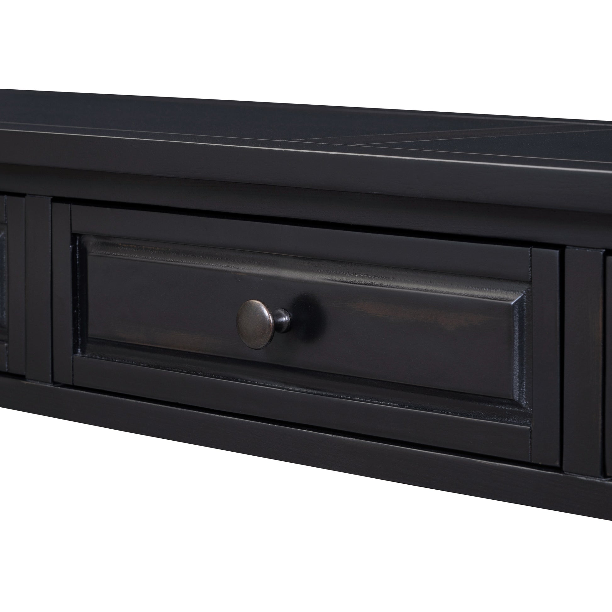 TREXM Console Table 63" Long Console Table with Drawers and Shelf for Entryway, Hallway, Living Room (Espresso, OLD SKU: WF314993AAB) image 7