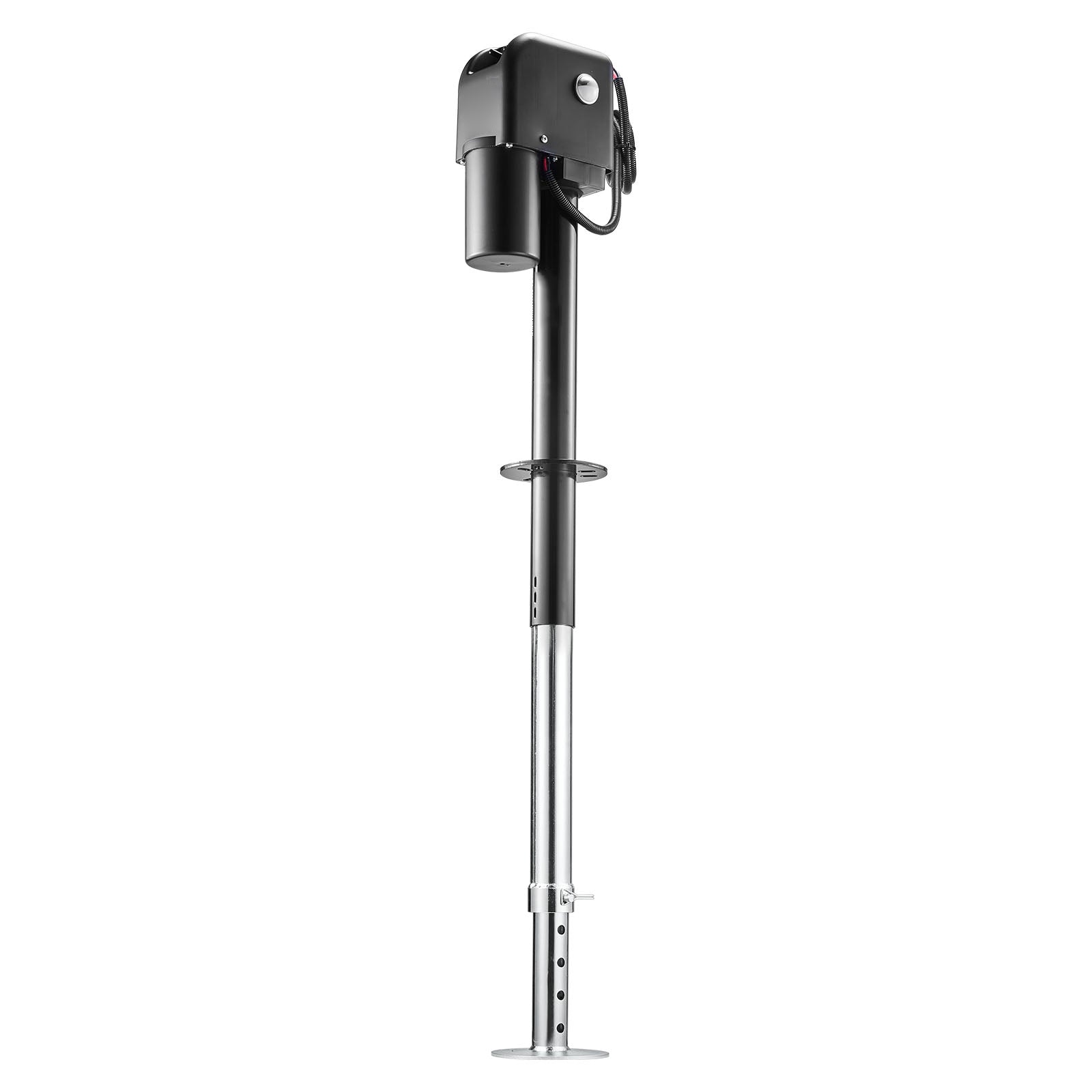 Electric Trailer Jack, 7500 lbs Capacity, Electric Power Tongue Jack with Waterproof Protective Cover & LED Light for Travel Trailer, Camper, RV, 9.84-27.84 in Lift, 12V DC with Wiring, Black image 10