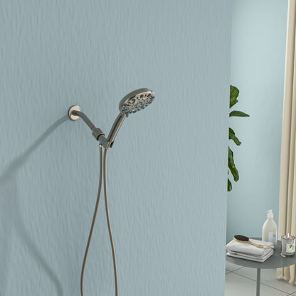4.7in. 7 Modes Spray ABS High Pressure Handheld Shower Head with Stainless Steel Shower Hose image 3