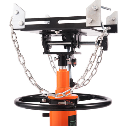 Hydraulic Transmission Jack 1322 lbs 360° Swivel Wheels For Car Lift image 11