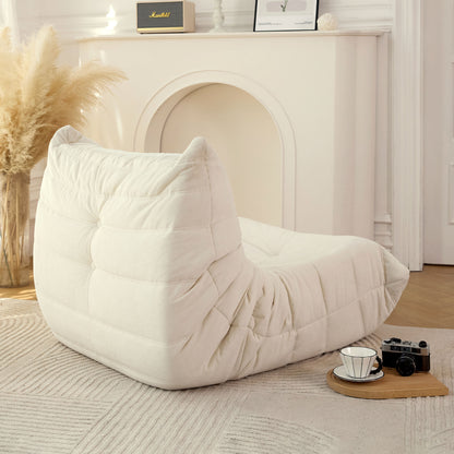 No Installation Bean Bag Chair Big Beanbag Chair for Adults Bean Bag Lounger Foam Chair for Home, Apartment, Living room or Gaming Venue Sofa in a box image 5