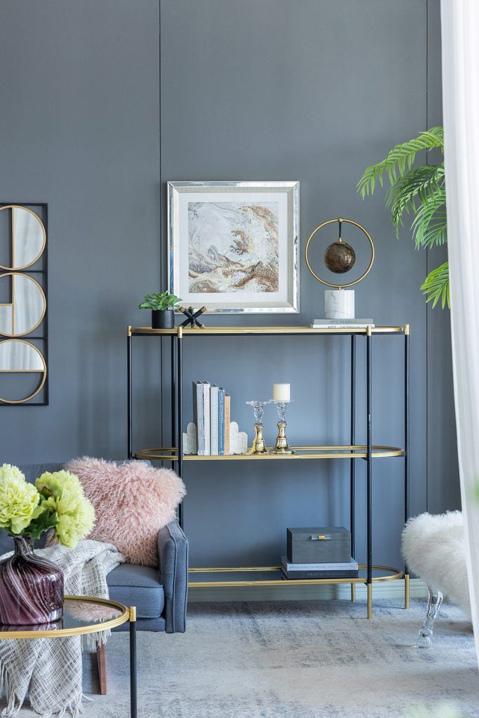 Bertram Console Table - Living Room Setting