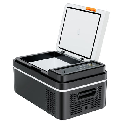 Car Refrigerator, DC 12/24V AC100-240V Compressor Electric Cooler, -4°F to 68°F Car Fridge with APP Control, 21 QT Cars Freezer for RVs, Campsites, Boats, Camping, Fishing, 60W Portable Freezer image 1