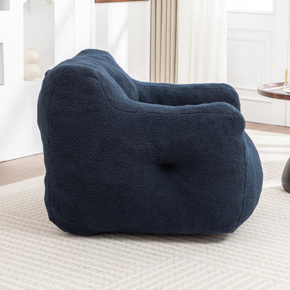 Bean Bag Chair, Bean Bag Sofa Chair with Armrests Stuffed High-Density Foam, Lazy Sofa Comfy Chairs BeanBag Chair for Adults in Living Room,Bedroom Reading image 7